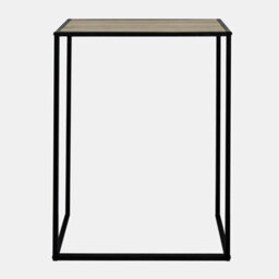 Ohs Wood Effect End Table Living Room Modern Console Bed Side Nightstand, Light Wood - thumbnail 2