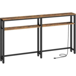 Console Table  Charging Station Sofa Table 180 X 15 X 100 Cm Hallway Table - thumbnail 1
