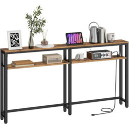 Console Table  Charging Station Sofa Table 180 X 15 X 100 Cm Hallway Table - thumbnail 2