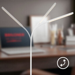 Briloner Led Floor Lamp 6W Reading Light Usb-C Home Office Touch 135Cm Warm White - thumbnail 4
