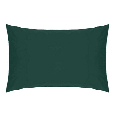 Belledorm Easycare Percale Housewife Pillowcase Bottle Green (One Size)