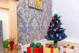 Shatchi 3Ft/90Cm Butterflies Fibre Optic Christmas Tree Led Pre-Lit - thumbnail 3