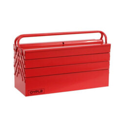 "Oypla 4 Tier 7 Tray Heavy Duty Metal Cantilever Tool Box 21"" / 530mm" - thumbnail 3
