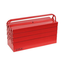 "Oypla 4 Tier 7 Tray Heavy Duty Metal Cantilever Tool Box 21"" / 530mm" - thumbnail 4