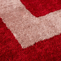 The Rugs Joli Red And Pink Geometric Rug Soft Dense Pile Easy To Clean And Pet Friendly For Living Rooms And Bedrooms - thumbnail 5