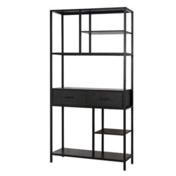Heavy Duty Bookshelf Freestanding Bookcase Mdf Display Storage - thumbnail 1