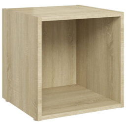 Walplus Tv Cabinets 2 Pcs Sonoma Oak 37X35X37 Cm Engineered Wood - thumbnail 3