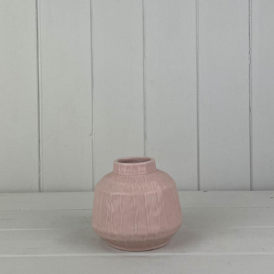 Satchville Glazed Pastel Pink Vase - image 1