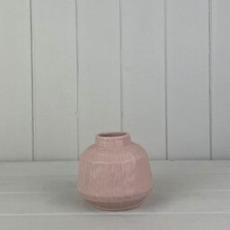 Satchville Glazed Pastel Pink Vase