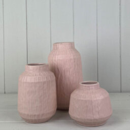 Satchville Glazed Pastel Pink Vase - thumbnail 2