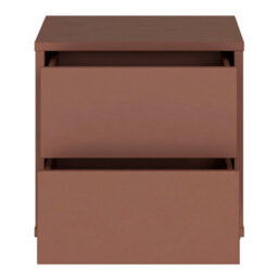 Furniture To Go Alice Springs Low Bedside Cabinet With 2 Drawers Push-To-Open In Terracotta - thumbnail 6
