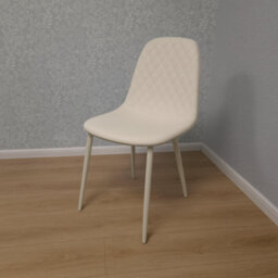 Kosy Koala Modern Round Clear Glass Dining Table Set With 4 Cream Chairs Dining Room Furniture - thumbnail 6