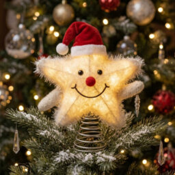 Christmas Tree Led Star Topper Battery Operated Xmas Tree Decoration - thumbnail 2