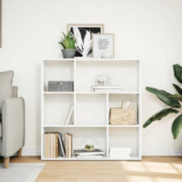 Vidaxl Room Divider Bookcase White 102X29X103.5 Cm Engineered Wood - thumbnail 3