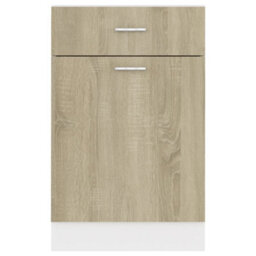 Vidaxl Drawer Bottom Cabinet Lyon Sonoma Oak 50X46X81.5 Cm Engineered Wood - thumbnail 7