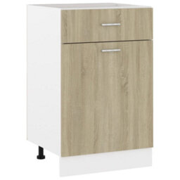 Vidaxl Drawer Bottom Cabinet Lyon Sonoma Oak 50X46X81.5 Cm Engineered Wood - thumbnail 1
