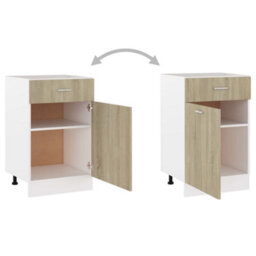 Vidaxl Drawer Bottom Cabinet Lyon Sonoma Oak 50X46X81.5 Cm Engineered Wood - thumbnail 6