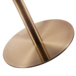 Happy Homewares Traditional Antique Brass Bankers Desk Lamp With Green Mushroom Glass Shade - thumbnail 5