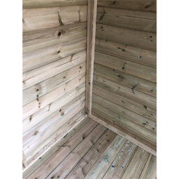 Marlborough - 10 X 7 Pressure Treated T&g Apex Wooden Summerhouse + Overhang + Lock & Key (10Ft X 7Ft) / (10' X 7') (10X7 ) - thumbnail 6