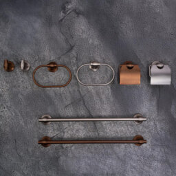 Toilet Paper Holder Rea 16101 Aristo Brush Copper 0,8X11,5X12Cm - thumbnail 6