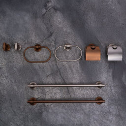 Toilet Paper Holder Rea 16101 Aristo Brush Copper 0,8X11,5X12Cm - thumbnail 3