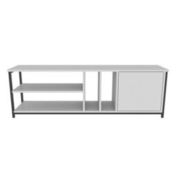 Decorotika Oneida Tv Stand Tv Unit For Tv's Up To 72 Inch Black And White - thumbnail 4