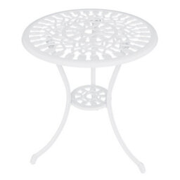 Charles Bentley 3 Piece Tulip Cast Aluminium Patio Bistro Set Table & 2 Chairs - thumbnail 7