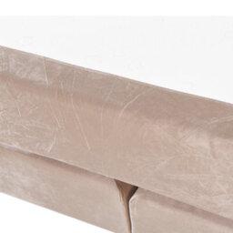 Beliani Divan Bed Velvet Marquise 160 X 200 Cm (Eu King Size) Beige - thumbnail 7