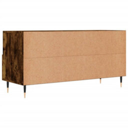 Berkfield Tv Cabinet Smoked Oak 102X36X50 Cm Engineered Wood - thumbnail 8