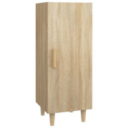 Berkfield Sideboard Sonoma Oak 34.5X34X90 Cm Engineered Wood - thumbnail 2