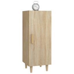 Berkfield Sideboard Sonoma Oak 34.5X34X90 Cm Engineered Wood - thumbnail 5