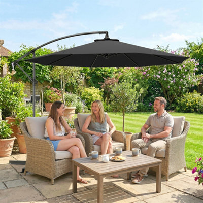 banana parasol patio umbrella Cantilever Product Highlights Premium Quality Banana Parasol -