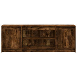 Berkfield Tv Cabinet With Led Smoked Oak 139.5X34X50 Cm Engineered Wood - thumbnail 6