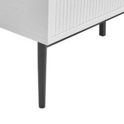 Wyld And Coco Nova White 7-Drawer Chest Mdf With Metal Legs - Minimalist Storage, W135 X D40 X H80Cm - thumbnail 8