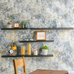 Harbour Housewares 60Cm Floating Wall Shelves- Black - Photo Gallery Bookshelf Wall Shelves For Storage & Display - Set Of 3 - thumbnail 7
