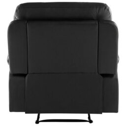 Beliani Recliner Chair Bergen Faux Leather Black - thumbnail 8