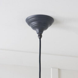 From the Anvil Smooth Nickel Brindley Pendant In Slate - thumbnail 7
