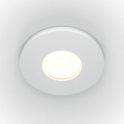Luminosa Lighting Luminosa Maytoni Stark Round Recessed Downlight White Gu10 Ip65 - image 1
