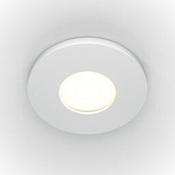 Luminosa Lighting Luminosa Maytoni Stark Round Recessed Downlight White Gu10 Ip65 - thumbnail 1