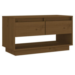 Berkfield Rustic Tv Cabinet Honey Brown 74X34X40 Cm Solid Wood Pine
