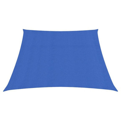 Berkfield Sunshade Sail 160 G/m2 Blue 3/4X2 M Hdpe - image 1