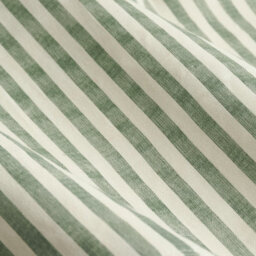 Yard Hebden Striped Cotton Pencil Pleat Curtains, Forest Green, (W) 117 X (D) 137Cm - thumbnail 5