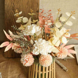 The Silk Hydrangea Bouquet, An Imitation Artificial Flower, Is Suitable For Home Wedding Floral Arrangements And As A Centerpiece - thumbnail 4