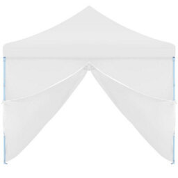 Berkfield Folding Pop-Up Party Tent With 8 Sidewalls 3X9 M White - thumbnail 5