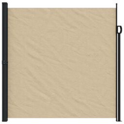 Walplus Retractable Side Awning Garden Sun Shade Canopy Gazebo For Back Door, Porch, Patio Beige 200X600 Cm - thumbnail 3