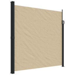 Walplus Retractable Side Awning Garden Sun Shade Canopy Gazebo For Back Door, Porch, Patio Beige 200X600 Cm - thumbnail 2