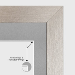 AK Frames 12X12 Aluminum Modern Multi Photo Frame With Silver Mount - Holds 4 Apertures (4X) 6X4 Photos - thumbnail 7