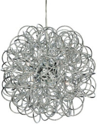 Luminosa Lighting Luminosa Stella 6 Light Ribbon Ceiling Pendant Chrome, G9 - thumbnail 1