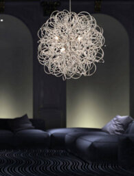Luminosa Lighting Luminosa Stella 6 Light Ribbon Ceiling Pendant Chrome, G9 - thumbnail 2