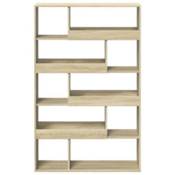 Berkfield Bookcase Sonoma Oak 100X33X156.5 Cm Engineered Wood - thumbnail 4